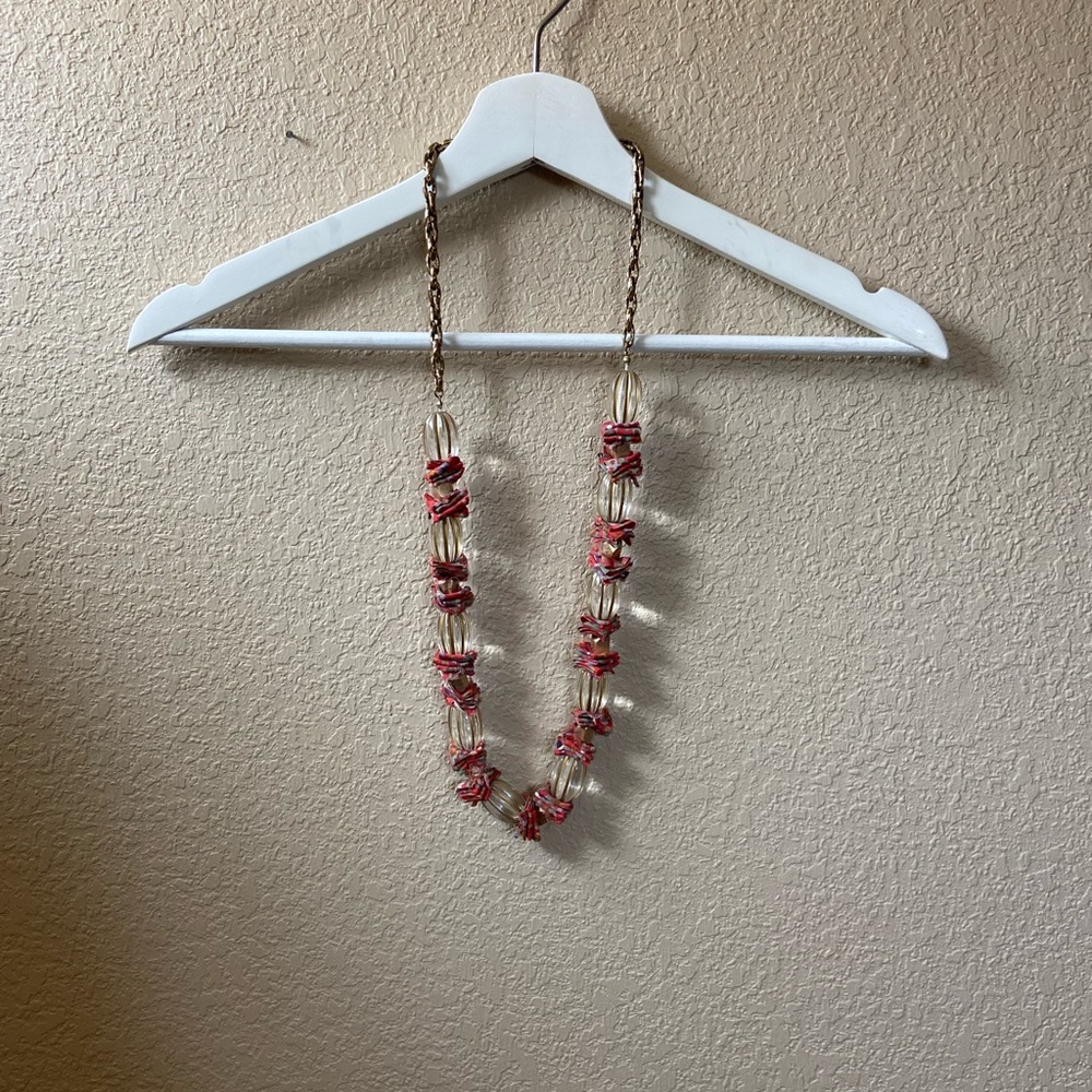 Boho chunky necklace